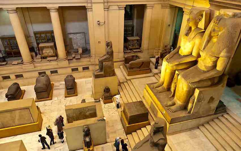 Interior view of the Egyptian Museum, Cairo, Egypt Interior view of the Egyptian Museum, Cairo, Egypt